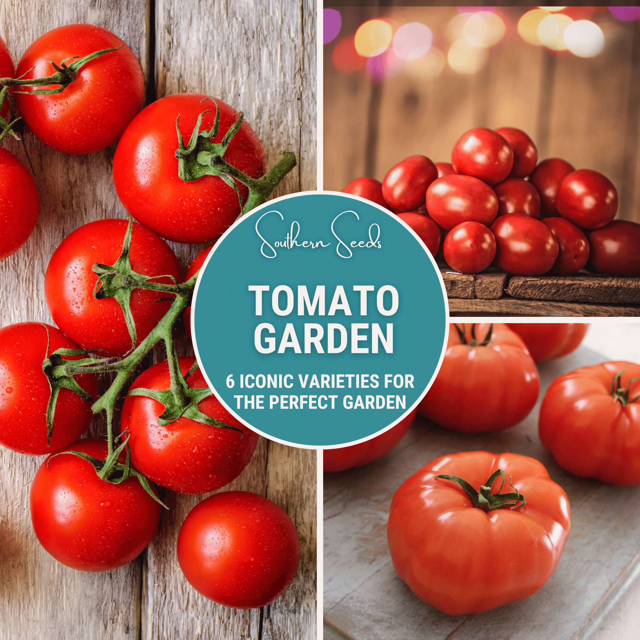 Tomato Garden Seed Collection – 6 Varieties Southern Seeds
