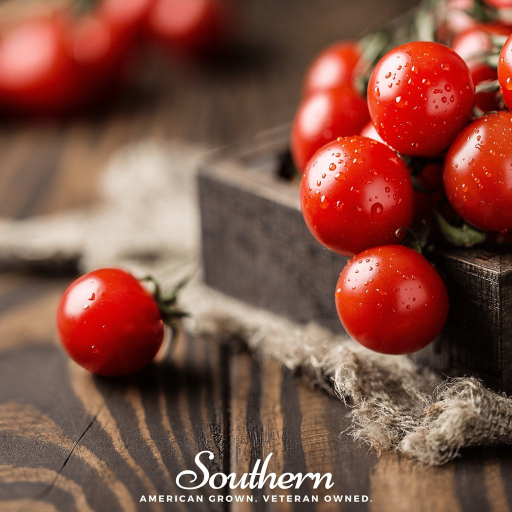 Small Red Cherry Tomato – 50 Seeds Southern Seeds
