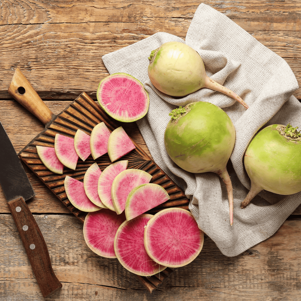 Watermelon Radish – 50 Seeds Southern Seeds