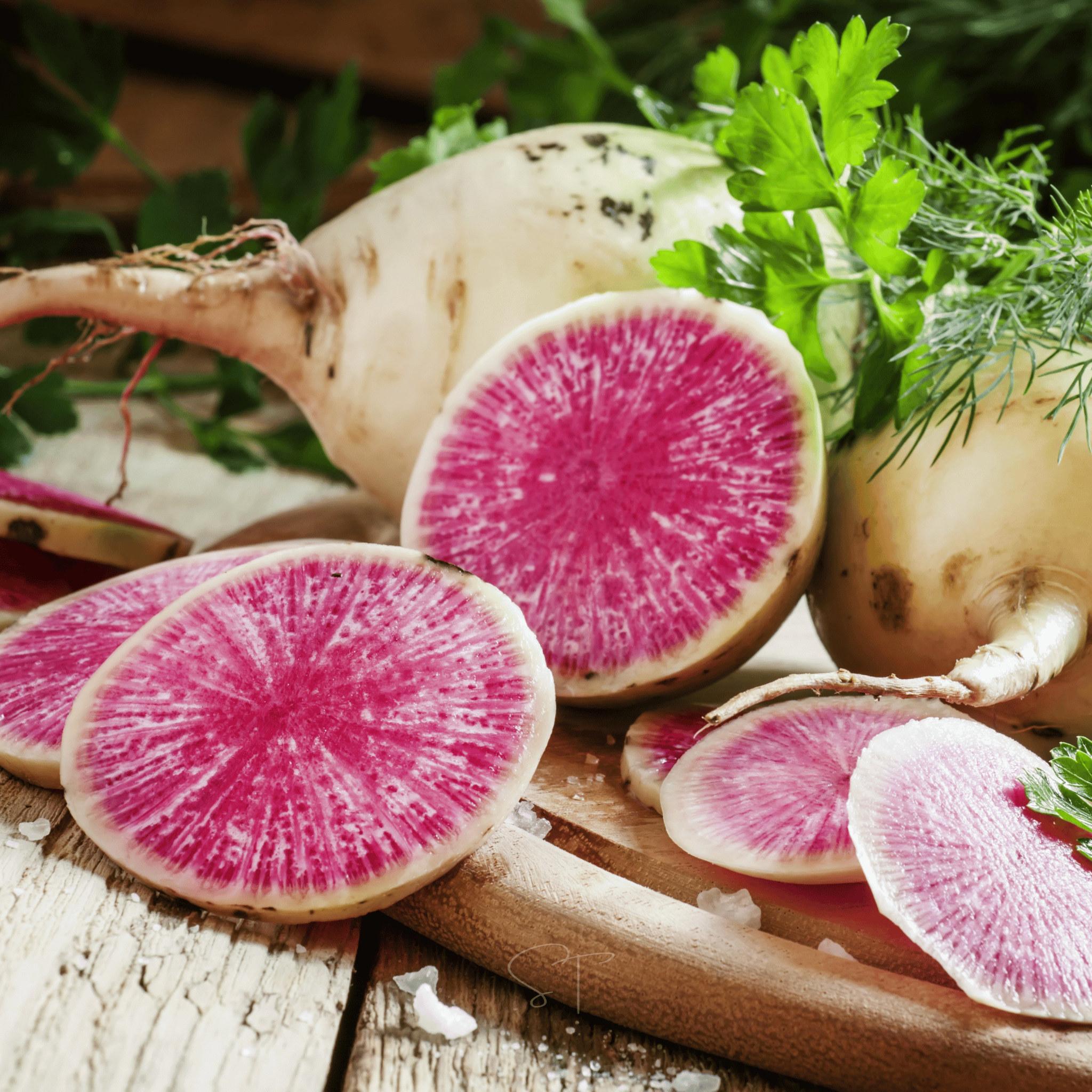 Watermelon Radish – 50 Seeds Southern Seeds