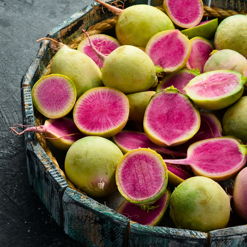 Watermelon Radish – 50 Seeds Southern Seeds
