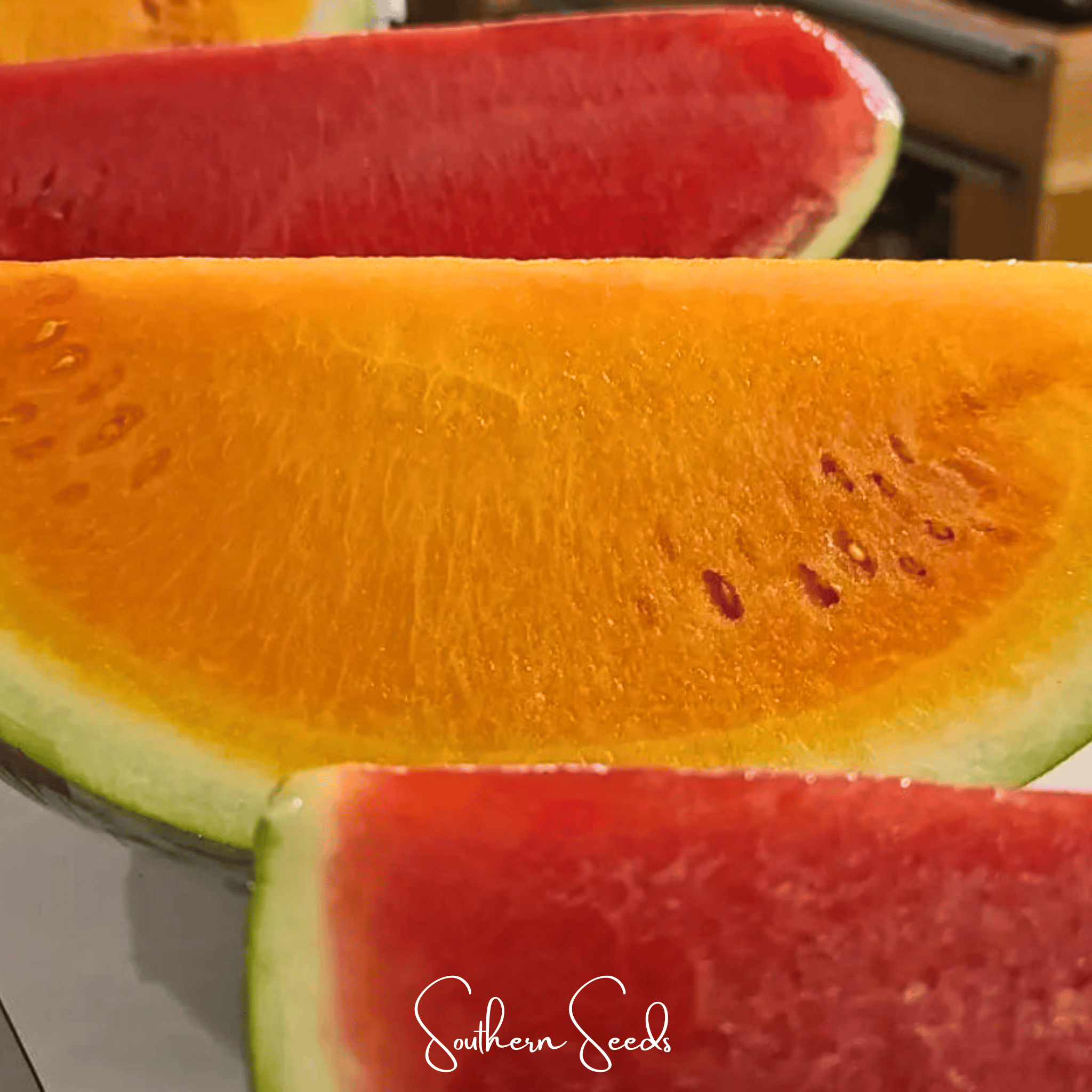 Tendersweet Orange Watermelon – 25 Seeds Southern Seeds