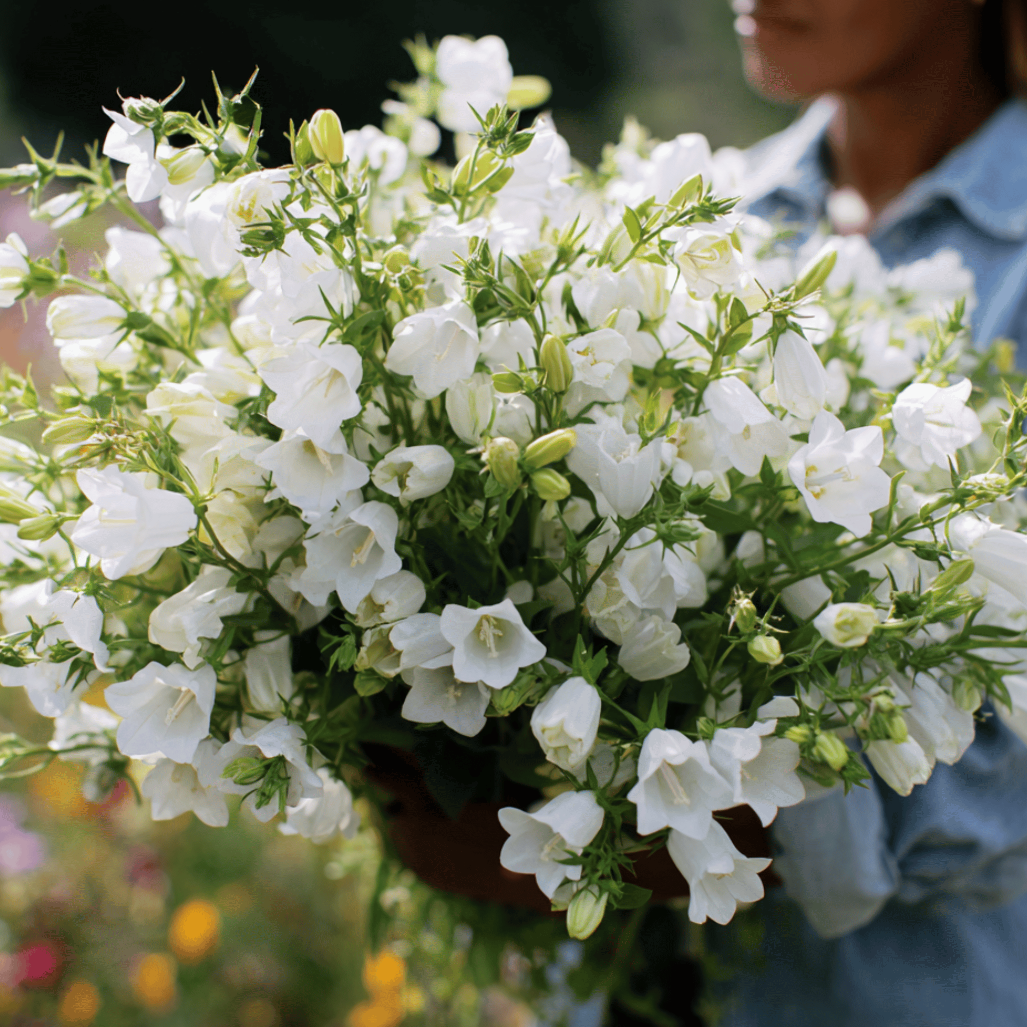 White Canterbury Bells – 100 Seeds Southern Seeds