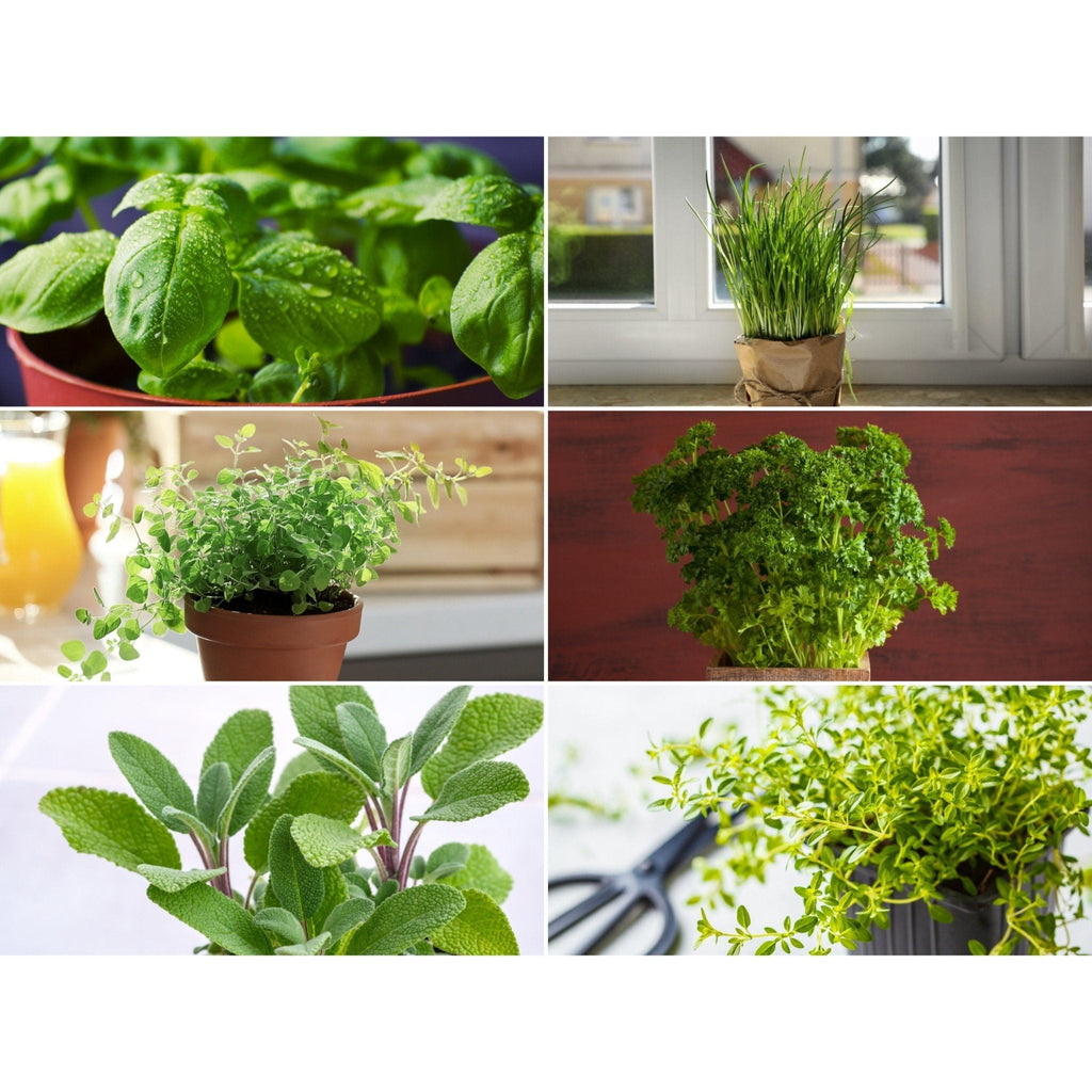 Windowsill Herb Seed Collection – 6 Culinary Herbs Southern Seeds